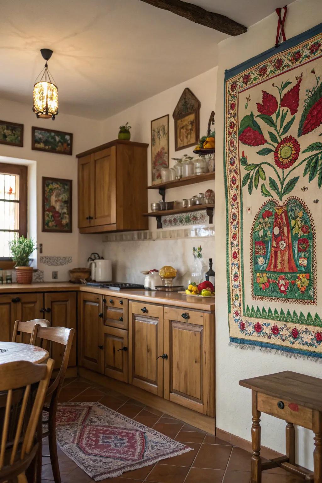 Embrace tradition with folk art.