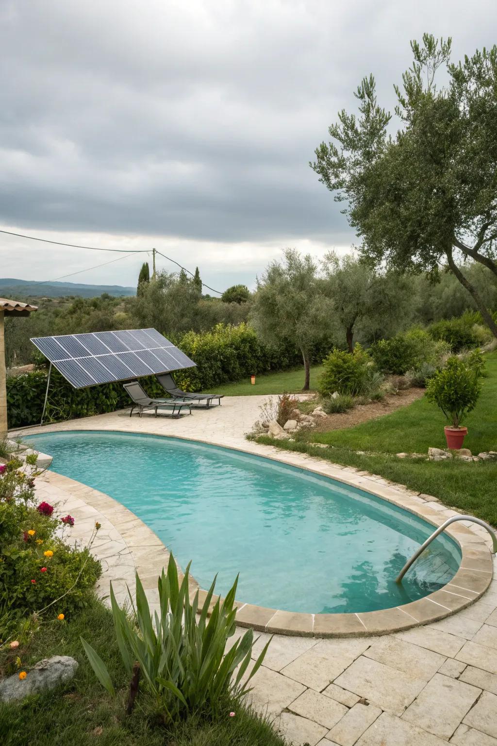 Sustainable solutions sustain the pool sustainably and cost-effectively.