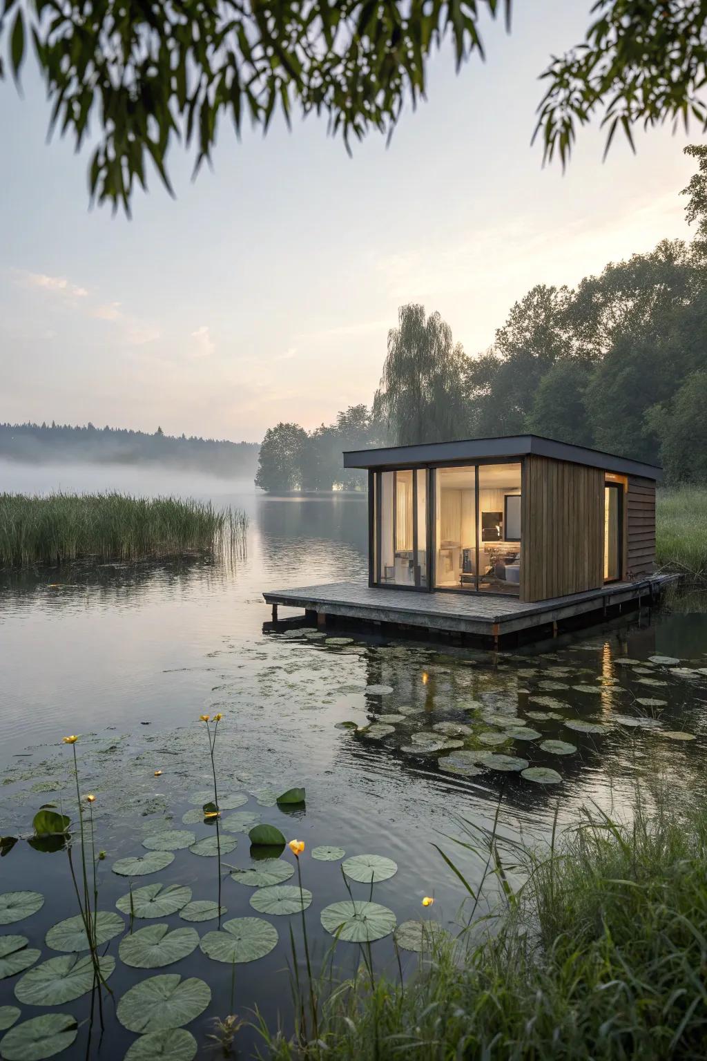 A floating sauna concept for the adventurous.