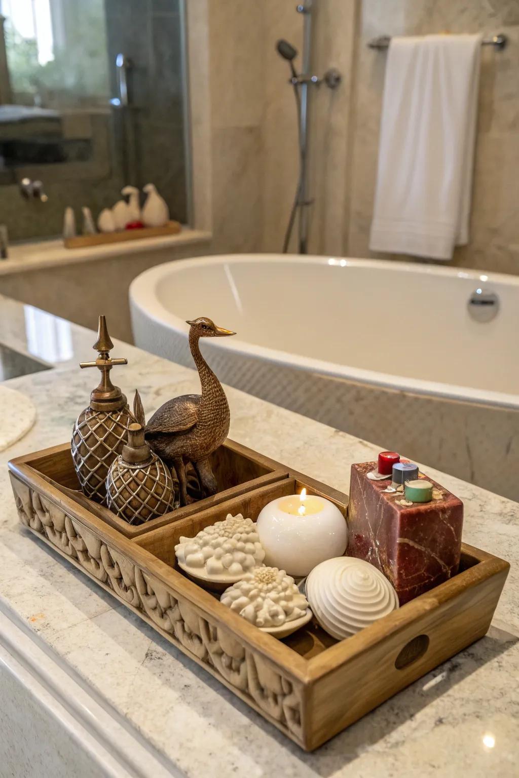 Infuse your bath with creativity and artistic flair.