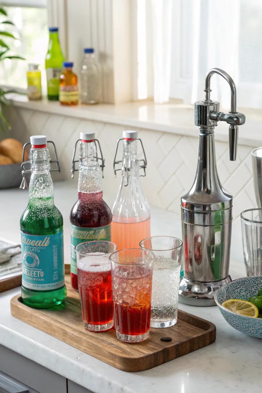 Bring fun to gatherings with a DIY soda fountain.