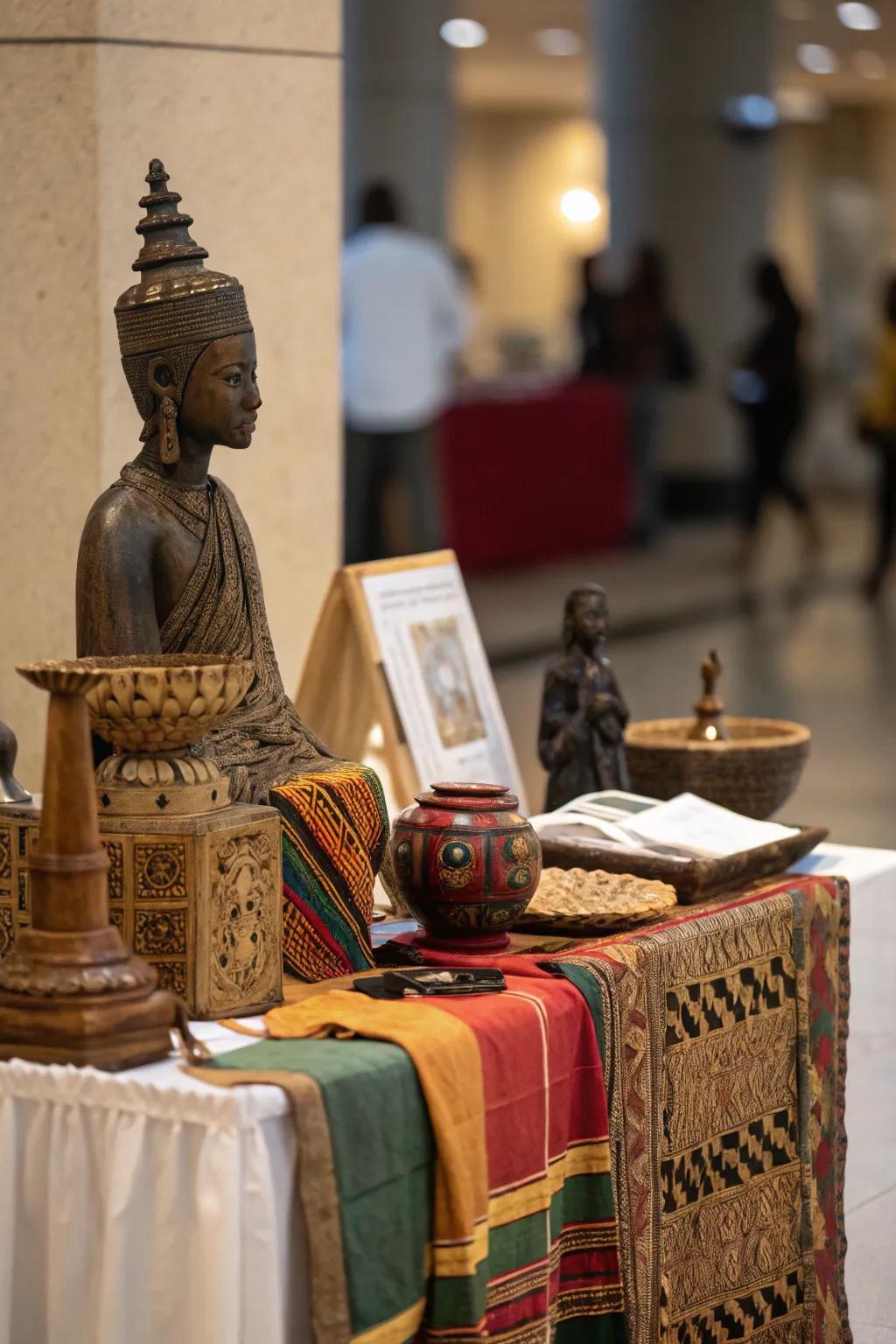 Cultural components append depth and personal meaning to your decor.