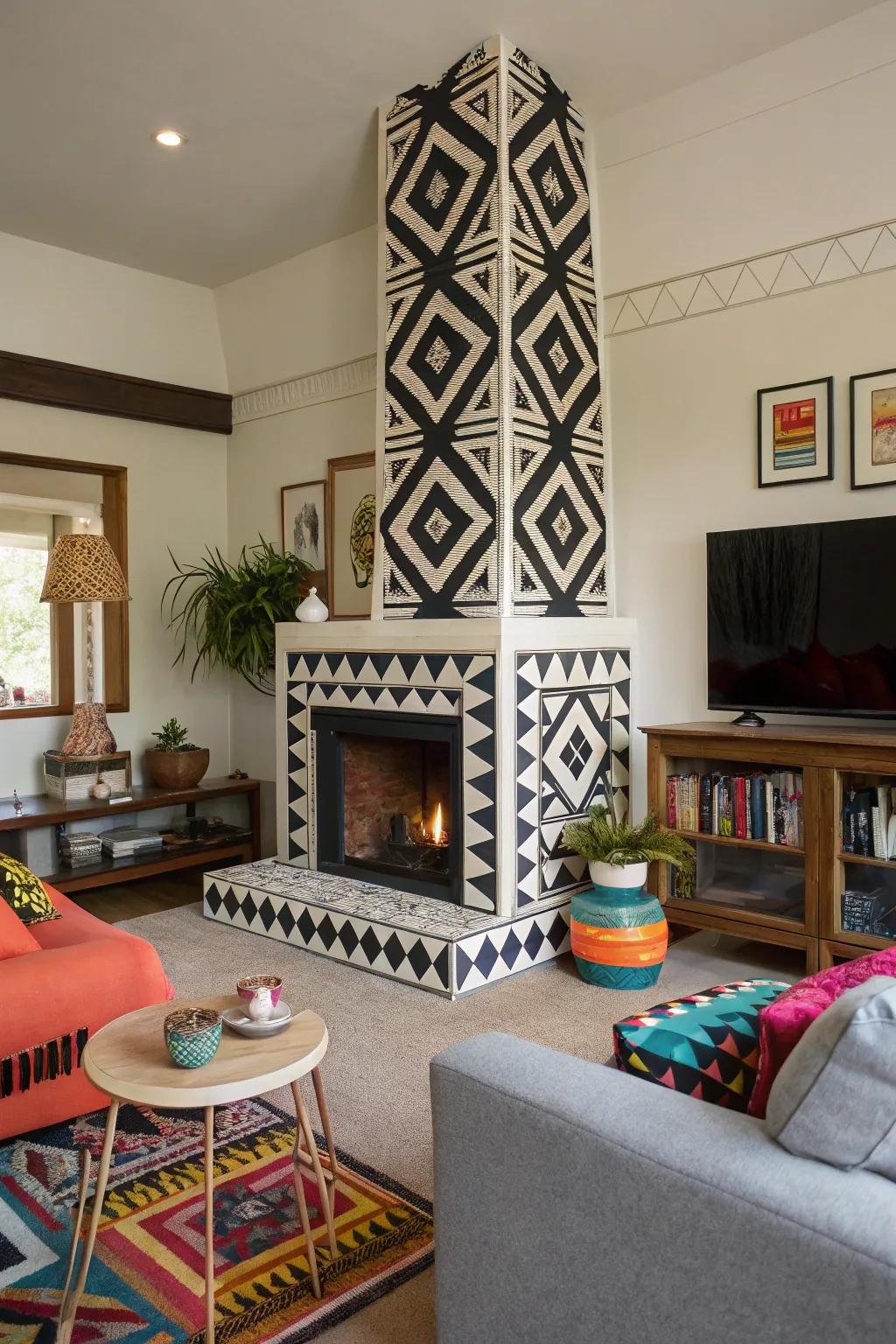 Faceted designs introduce artistic flair, rendering the chimney a genuine art piece.