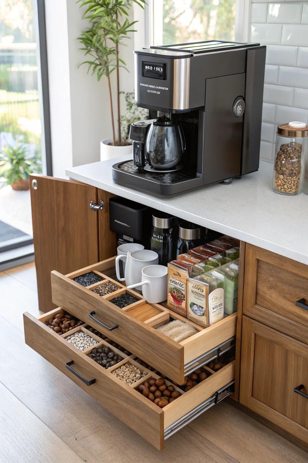 A pull-out blueprint affording convenience and panache.