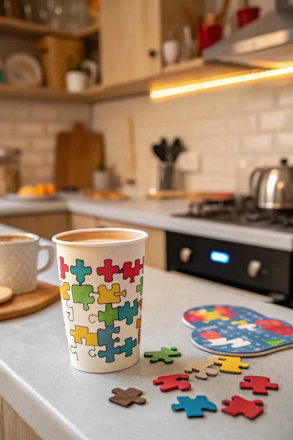 Activate your mind using coffee cups that sport interactive pieces.