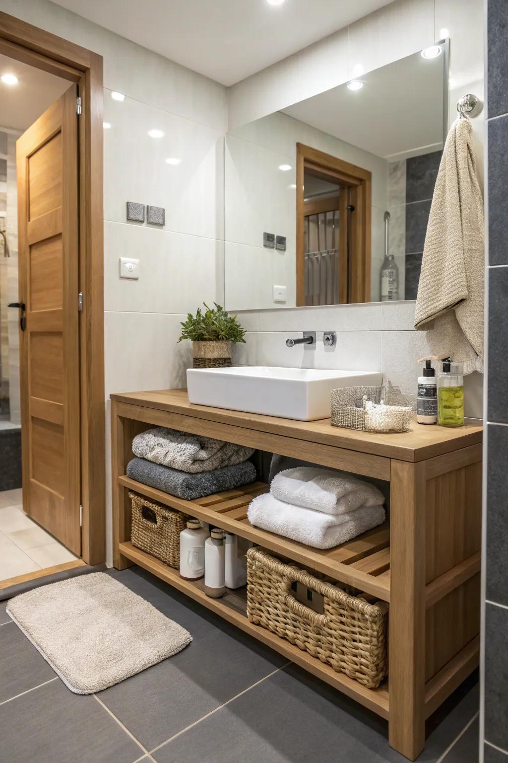 Seats with hidden storage keep your bits out of sight.