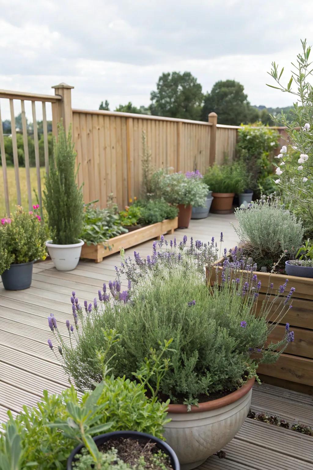 Scented plants fashion a delightful sensory sojourn.