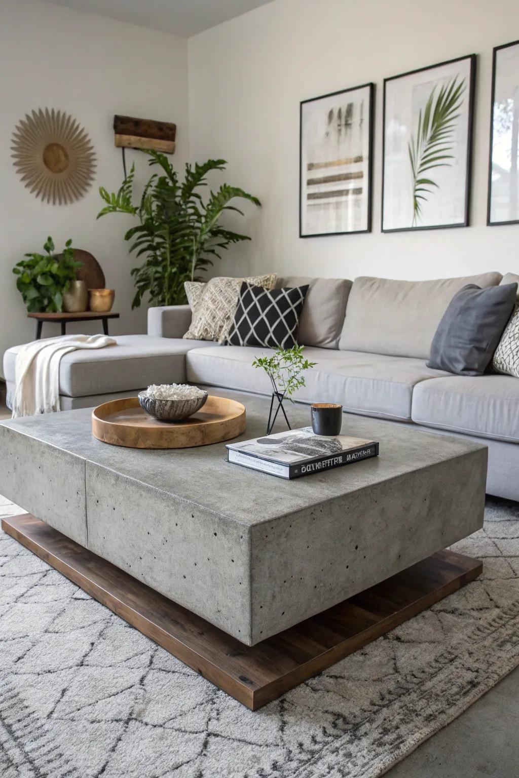 Unconventional elements introduce a modern twist.