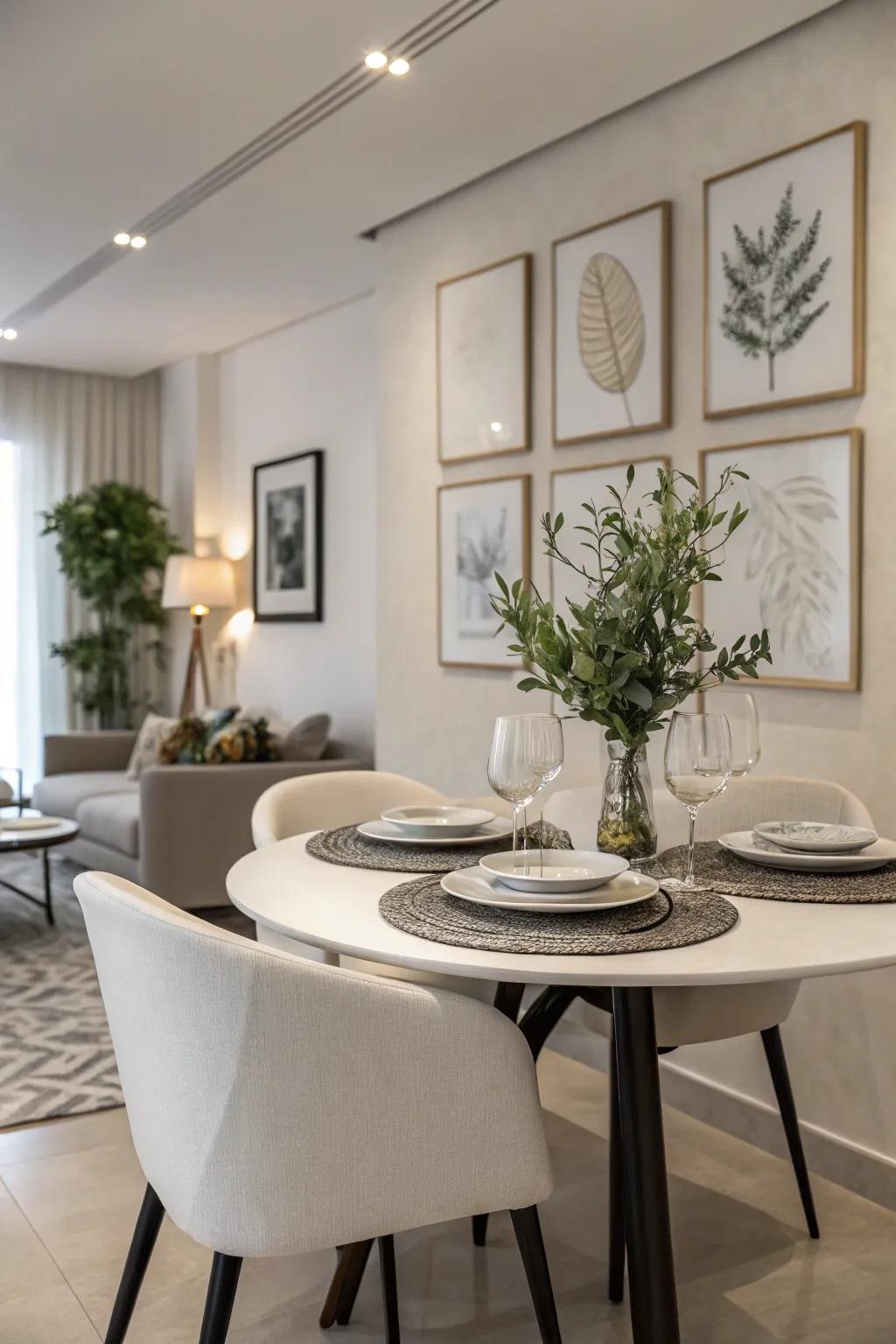 Achieve elegance through minimalism.