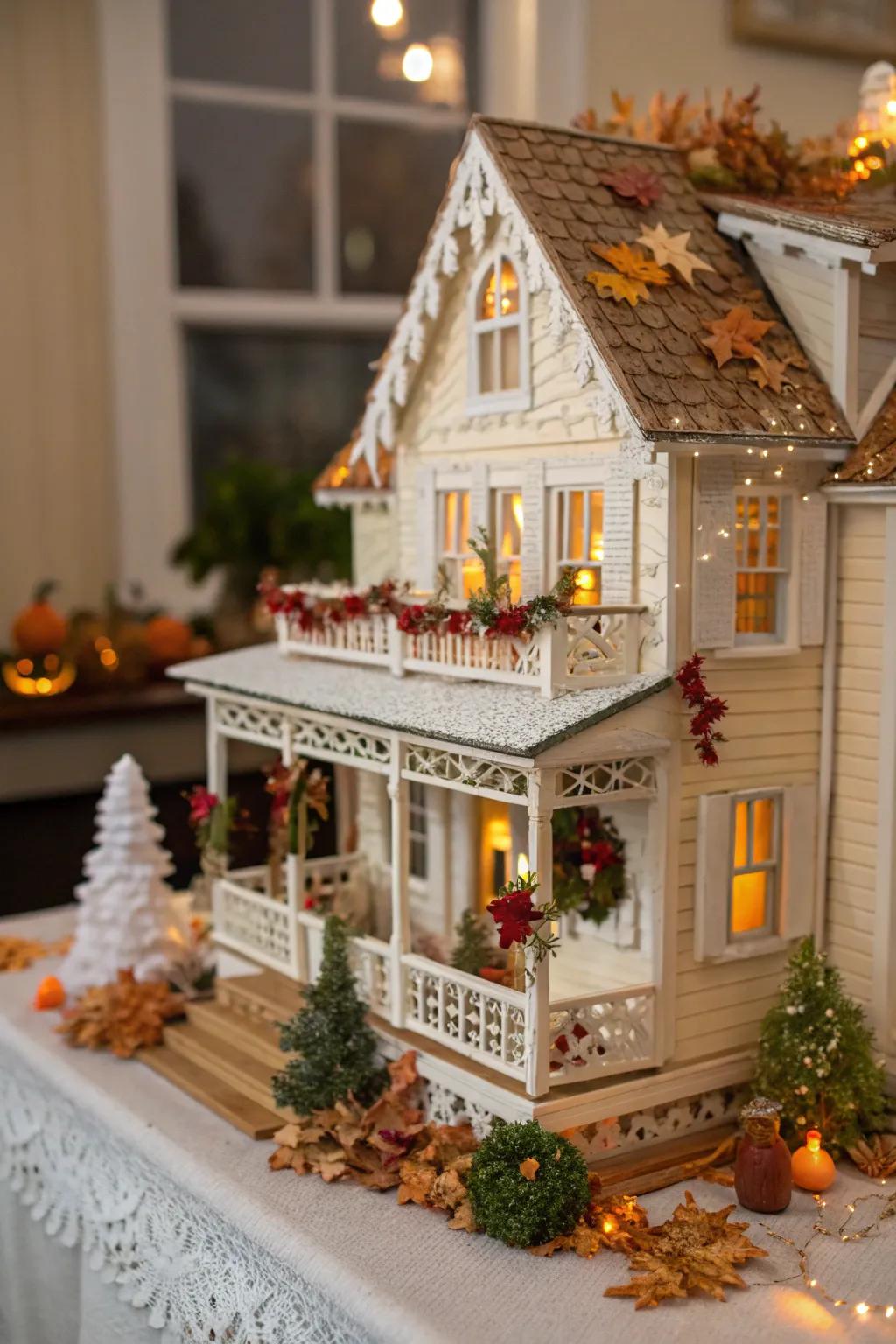 Keep your dollhouse lively with periodic decor changes.