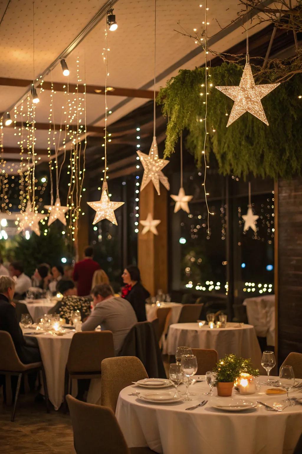 Ambient music and décor enhance the atmosphere