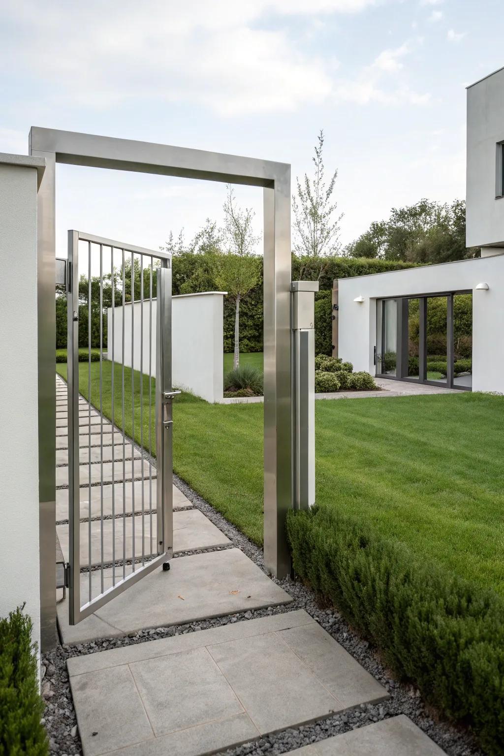 Sleek and modern with functional minimalism.