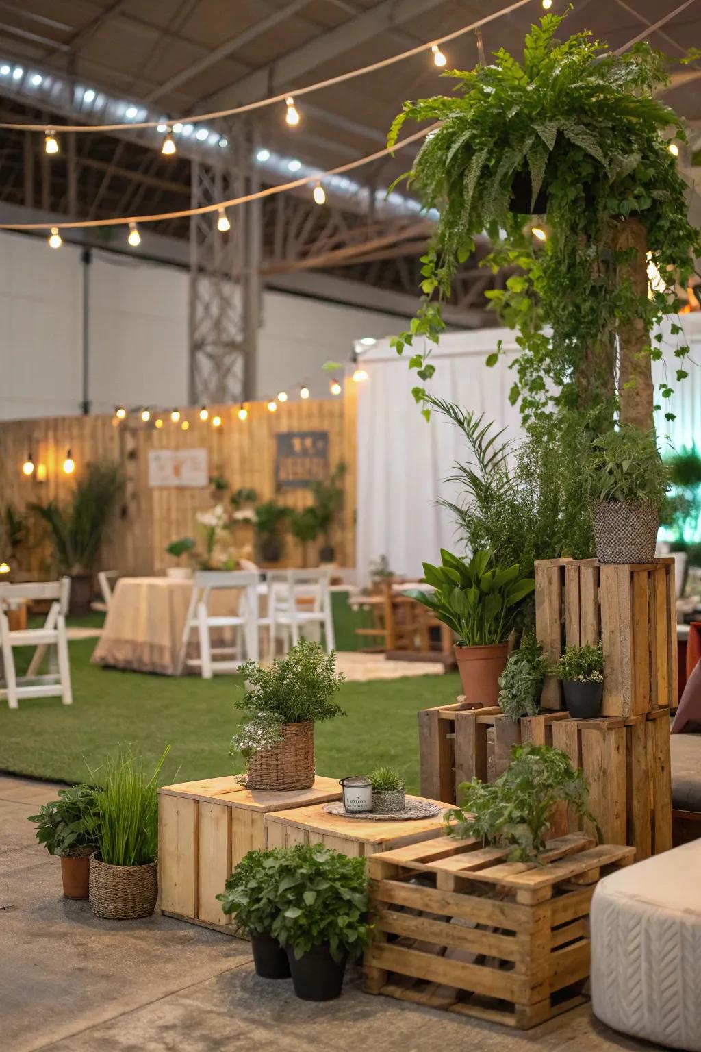 Eco-conscious decor enhances while being sustainable.