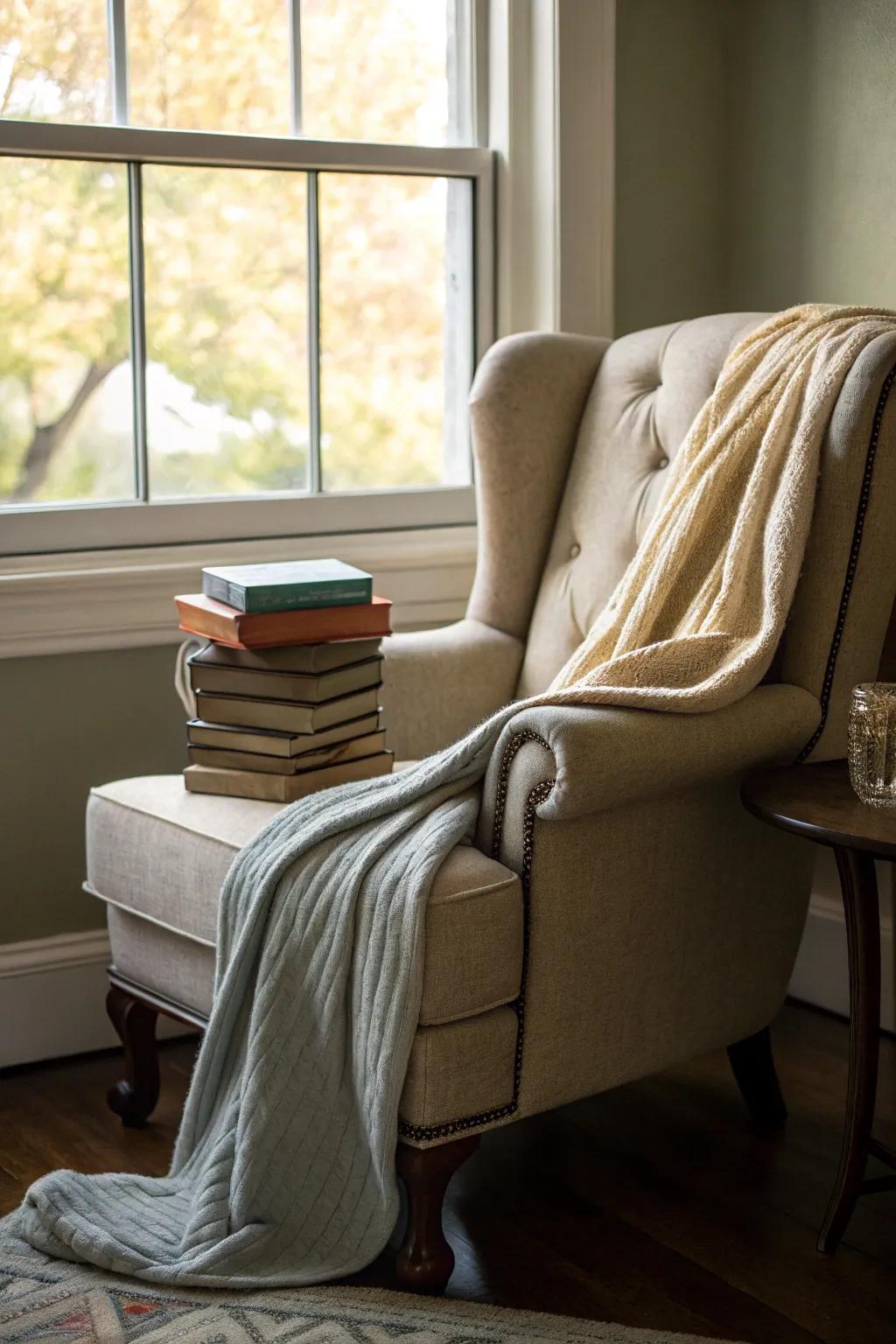 A reading retreat offers an escape within your own home.