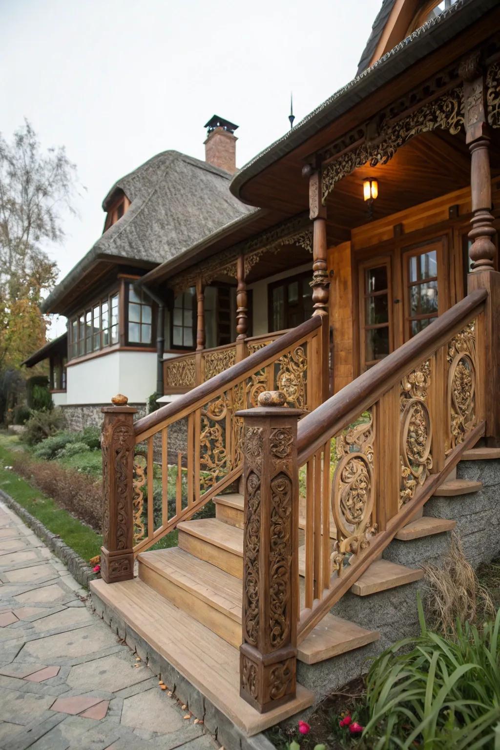 Bespoke carvings add personal charm and uniqueness.