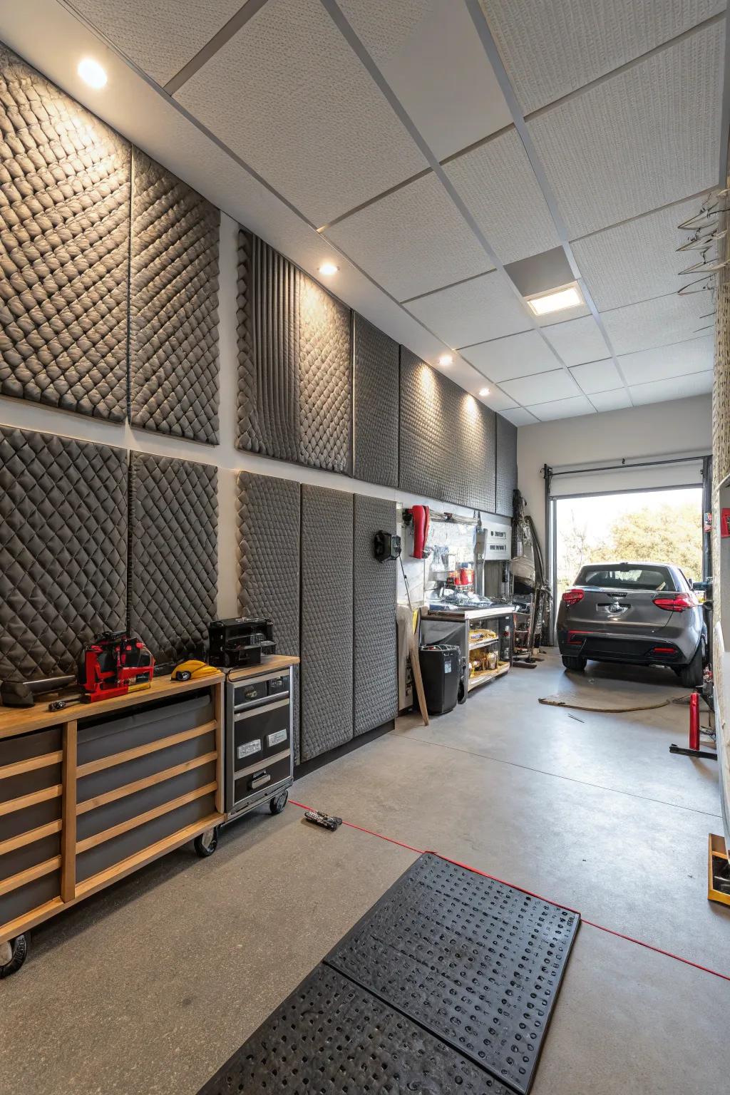 Soundproofing maintains a calm and quiet environment.