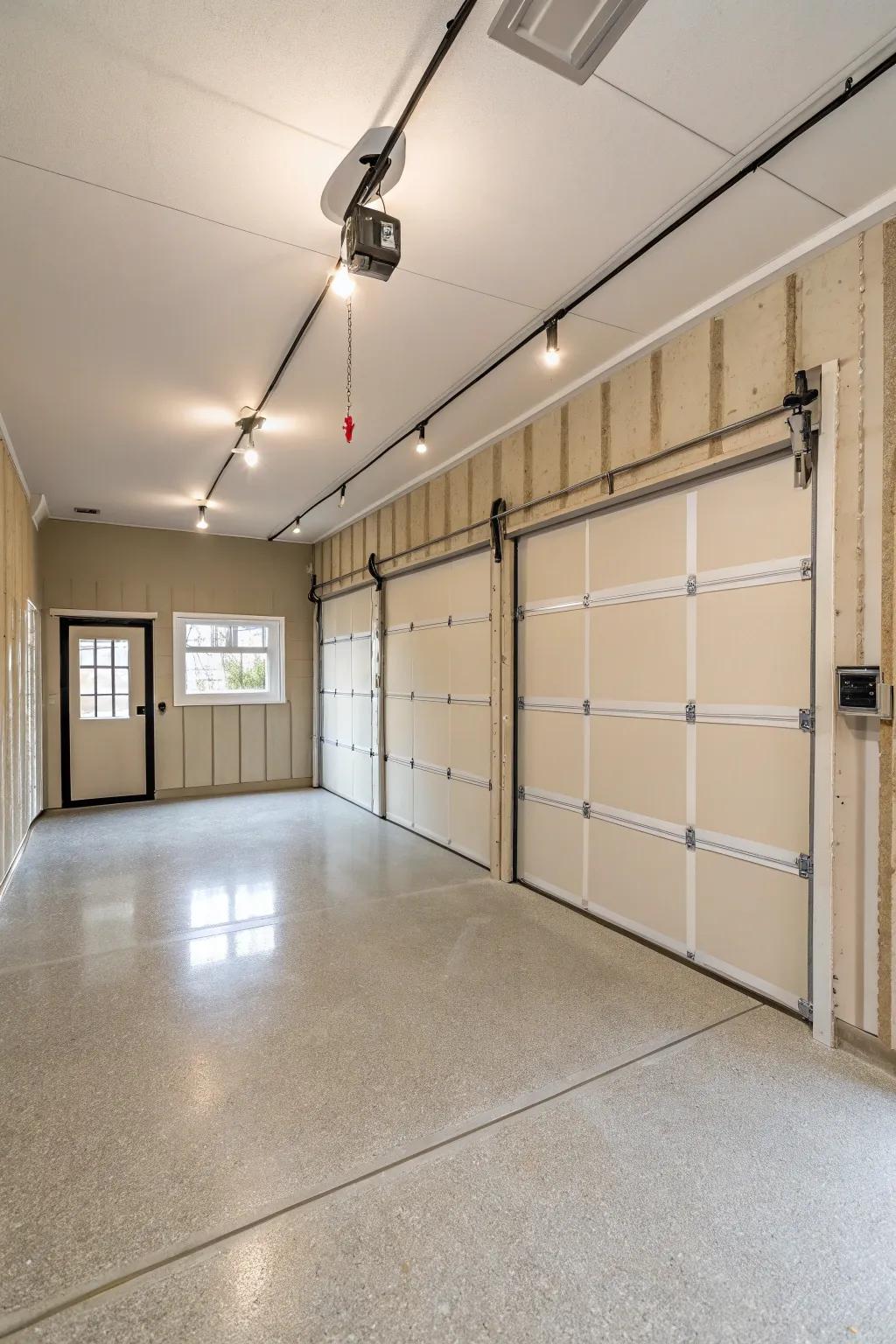 Insulation and drywall elevate comfort and energy efficiency in garages.