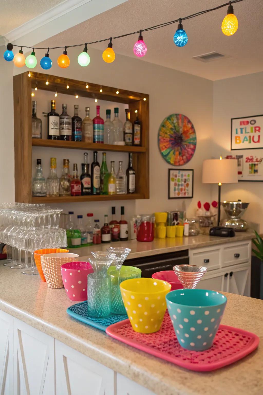 Add fun with playful decor.