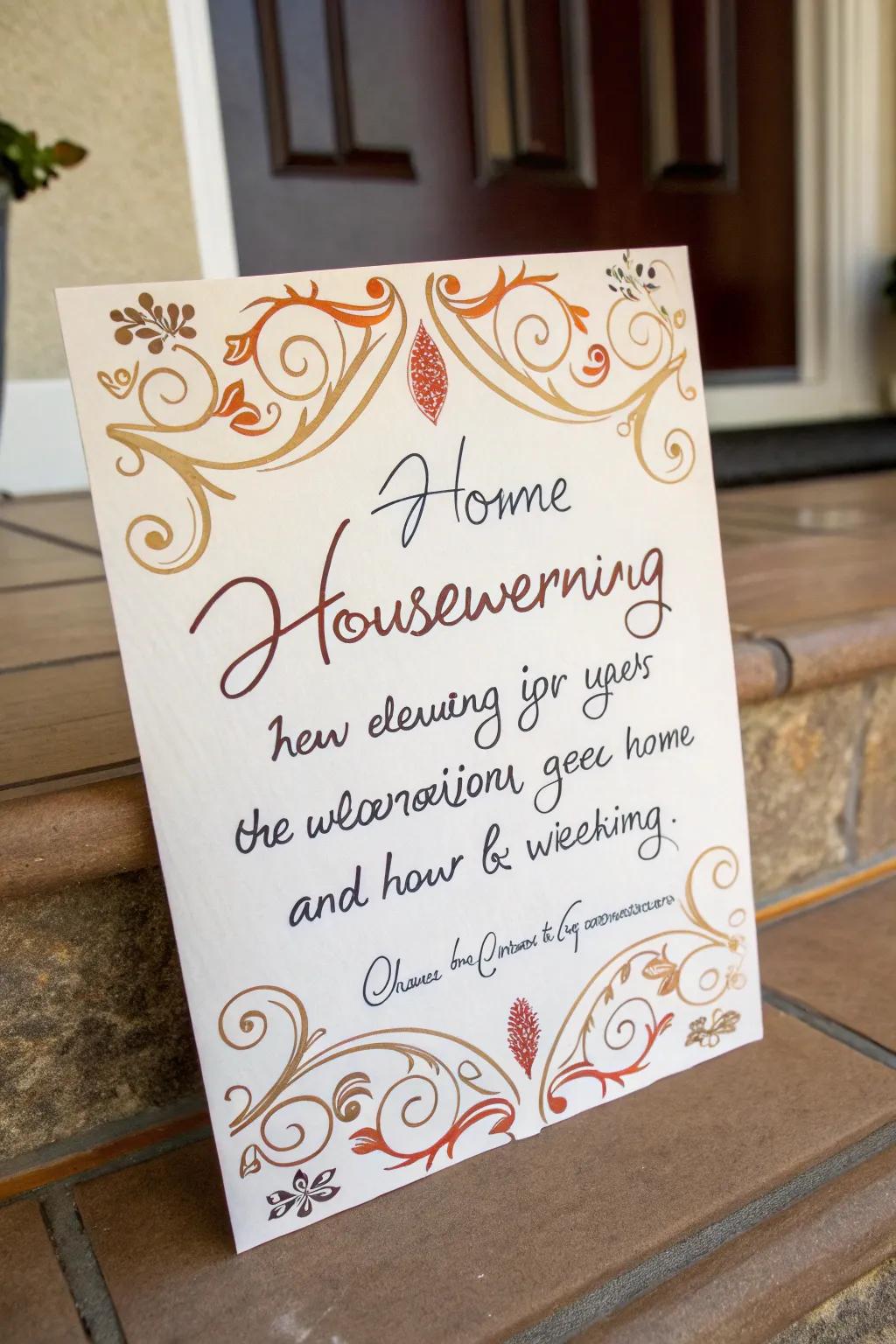 Tailored greetings make lasting impressions