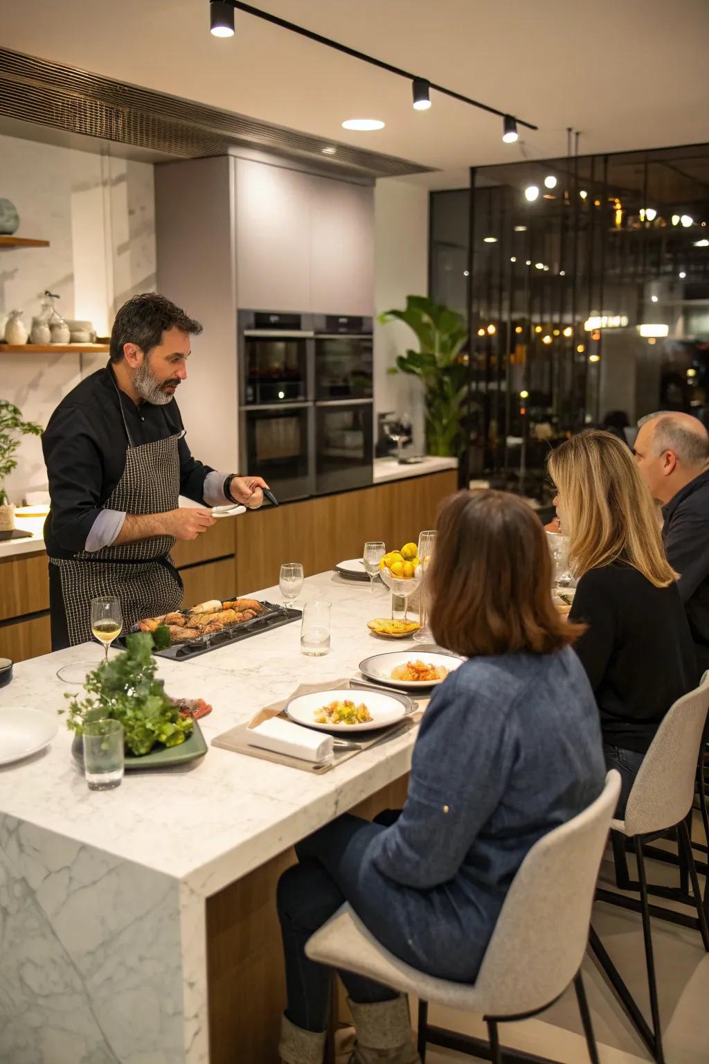 A captivating presentation for housewarming guests