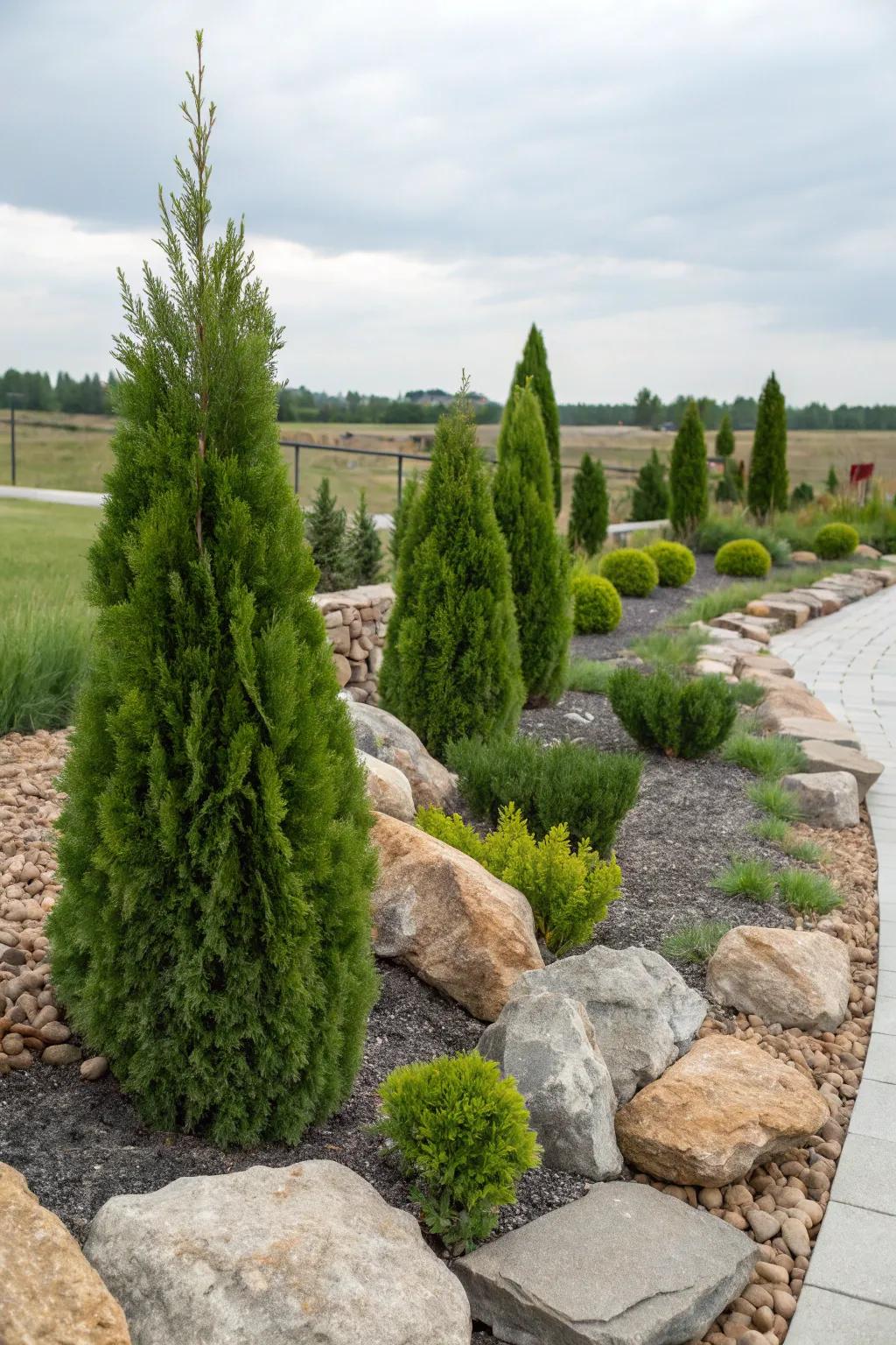 Emeralds bring lush life to low-maintenance rock gardens.