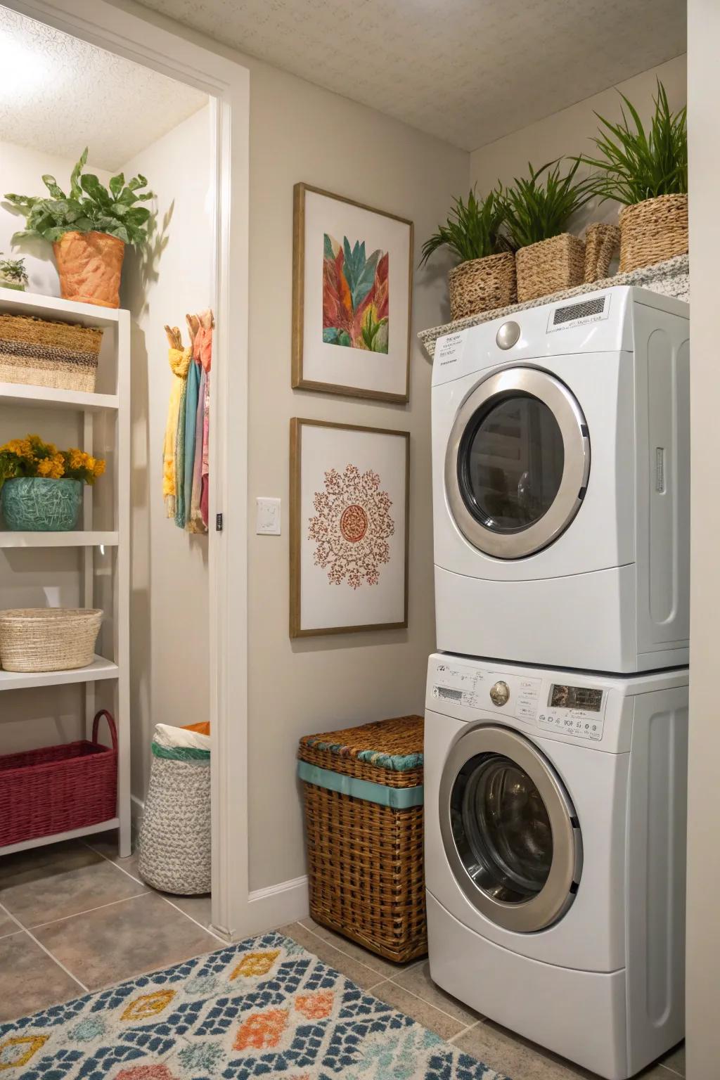 Personalize via the use of attractive decor.