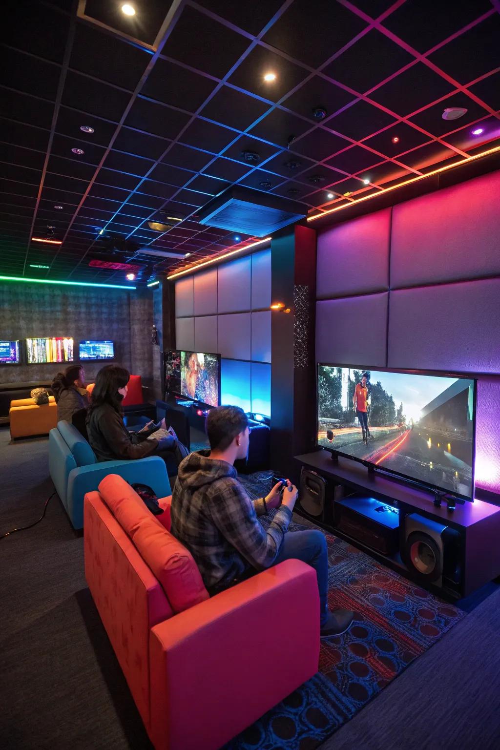 Introduce dynamics employing interactive illumination boards.