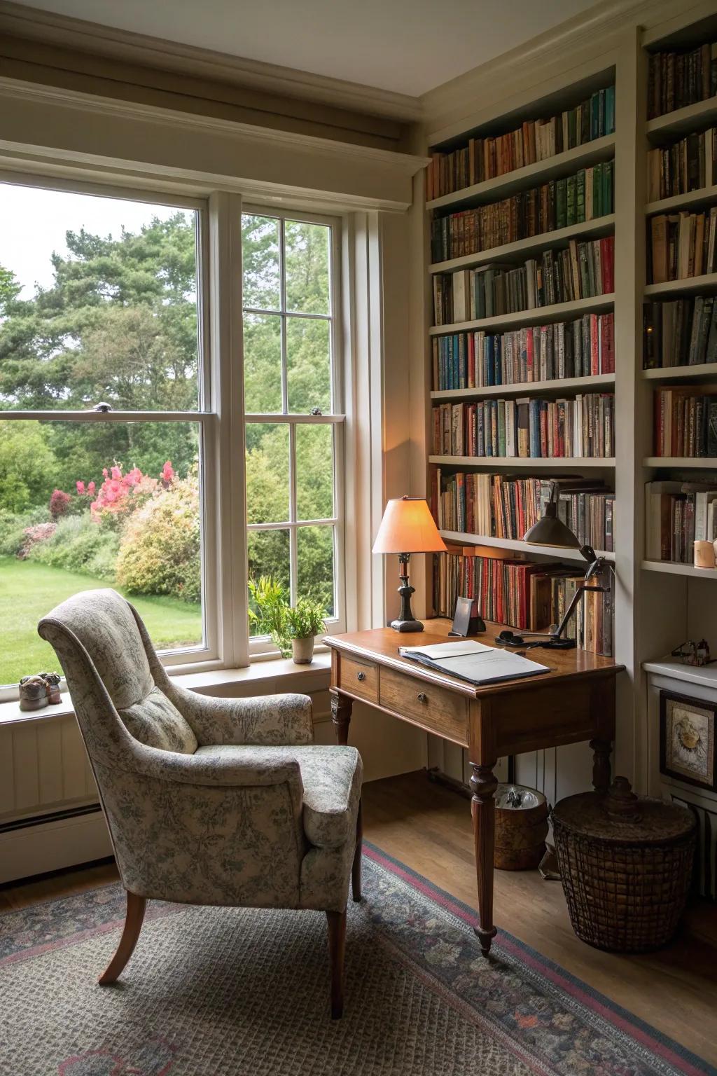 A writer’s space that inspires.