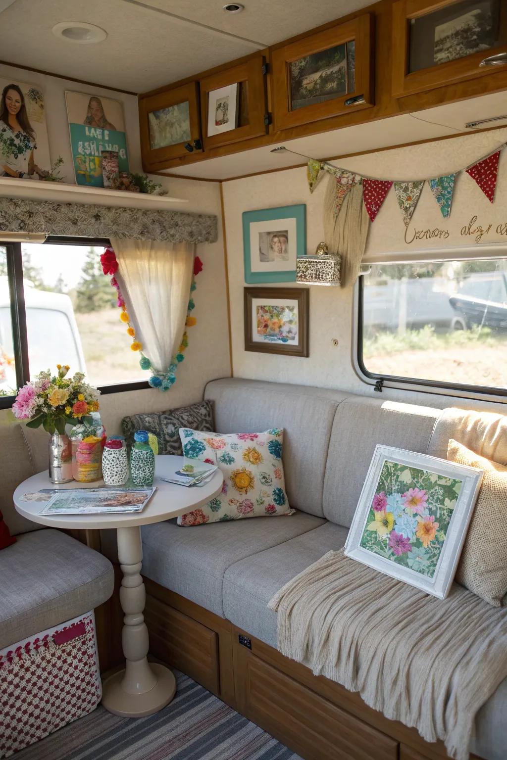 Your own style is reflected in the art pieces and ornaments that personalize your space.