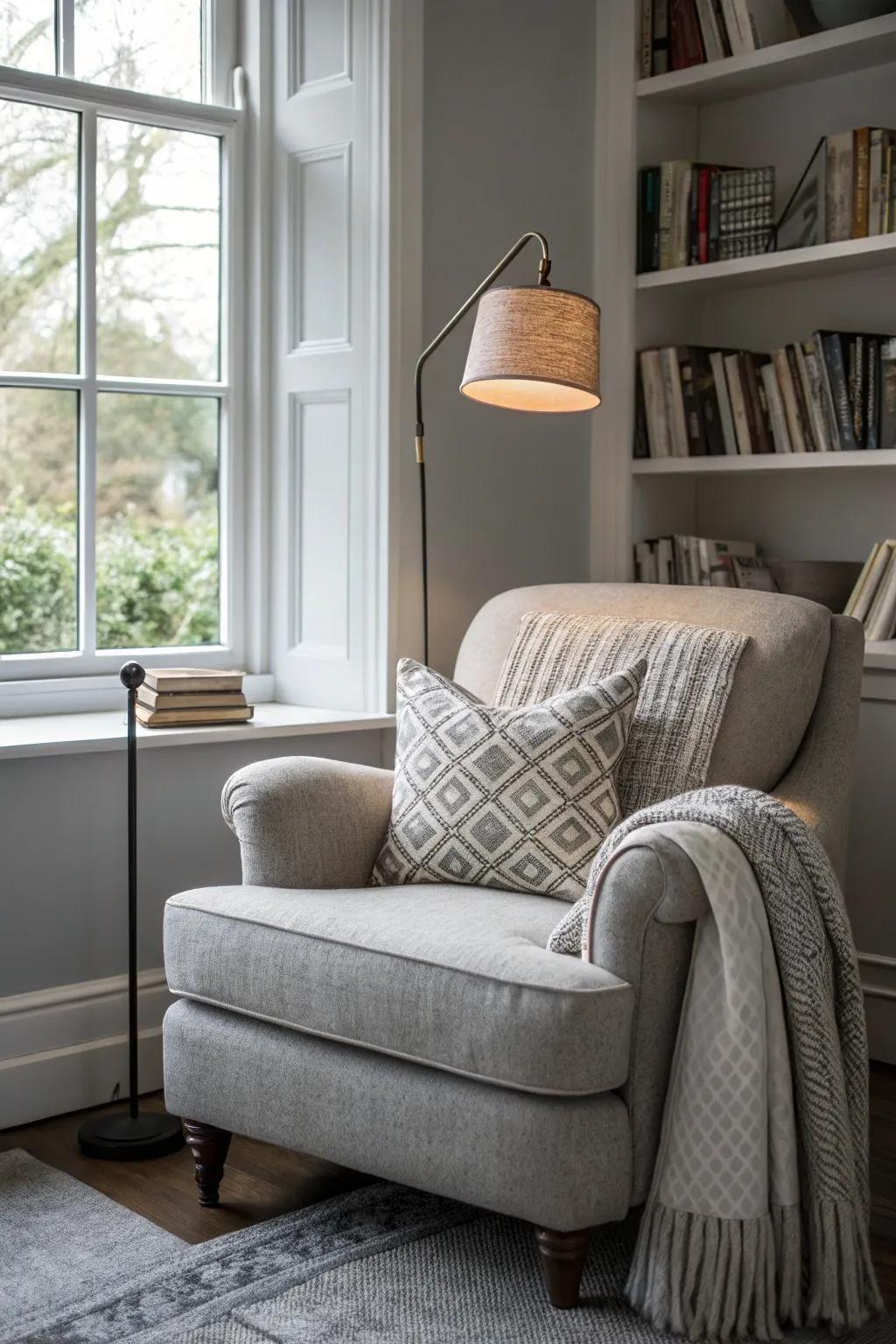 Cozy nooks add charm and function.