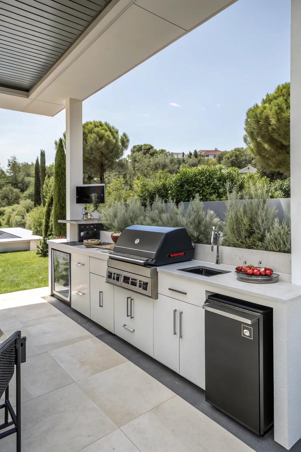 High-tech gadgets that elevate the outdoor cooking experience.