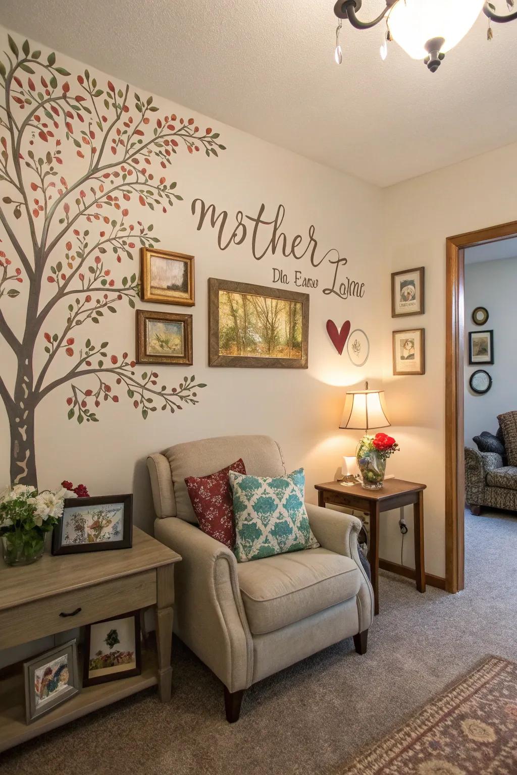 Art that brings personality and warmth to the suite.