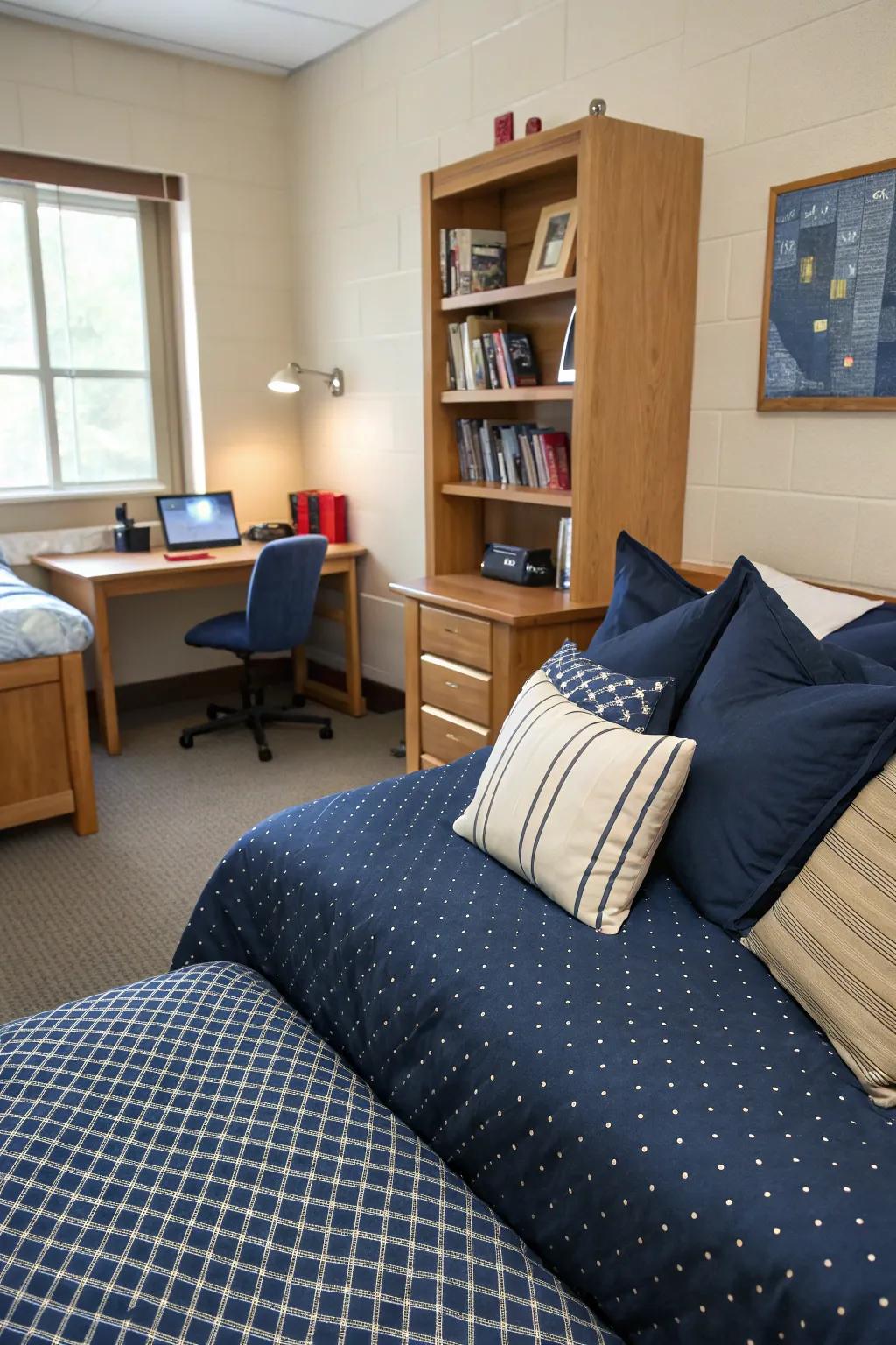 Toss cushions provide comfort while enhancing your color scheme.