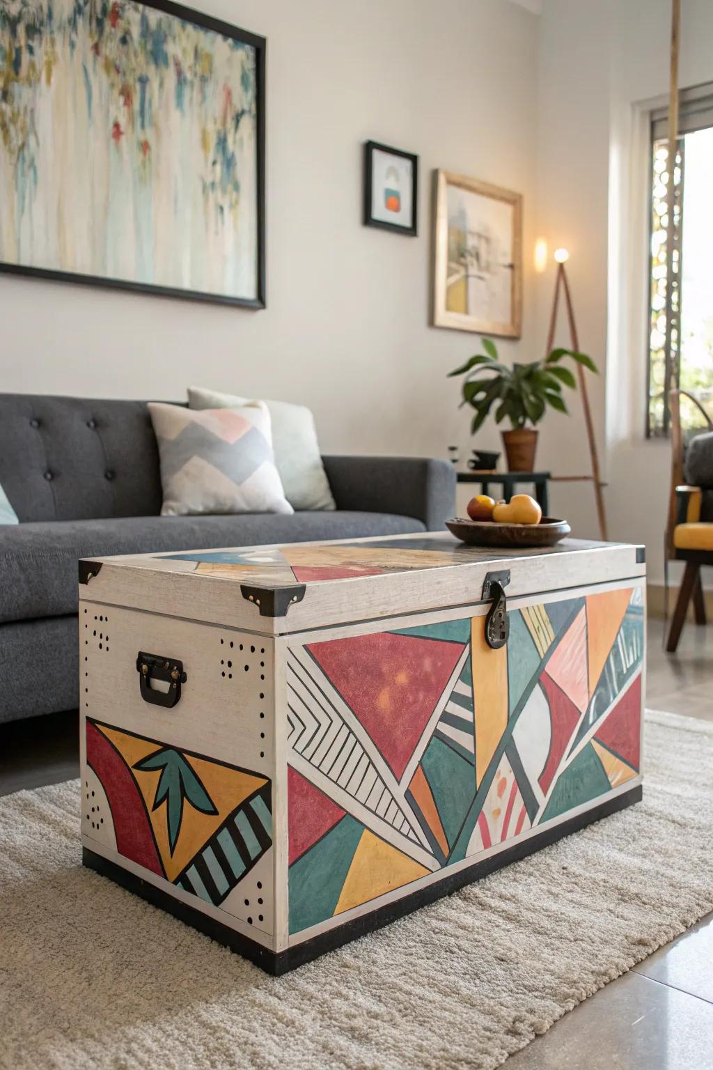 A modern masterpiece with unique art designs.