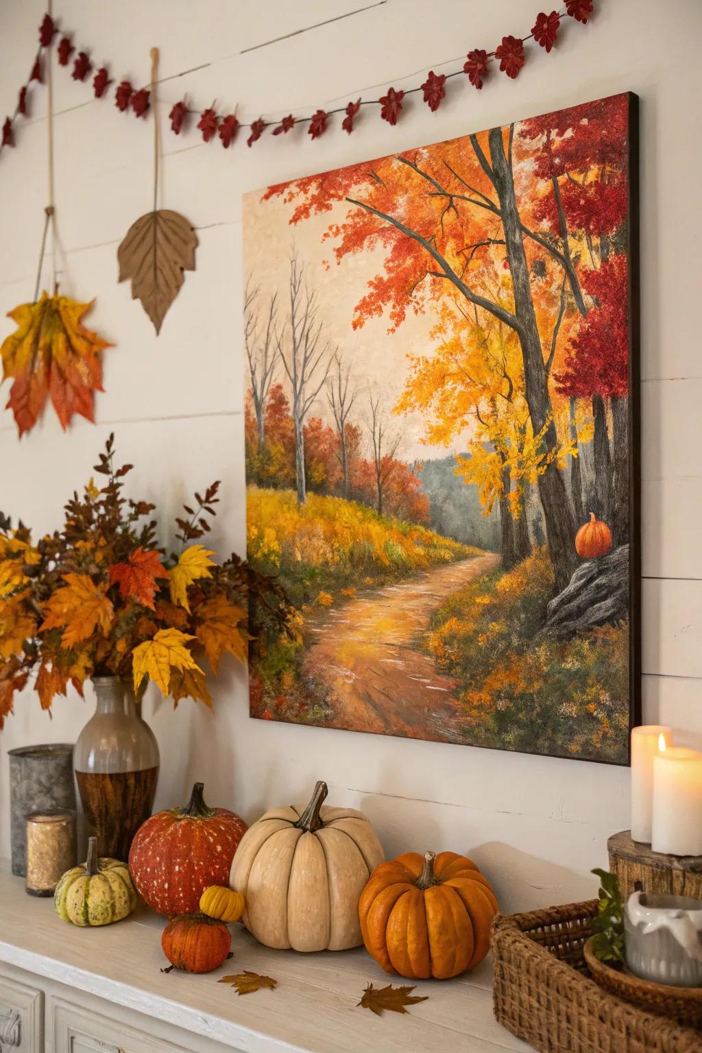 The beauty of the seasons, captured in paint.