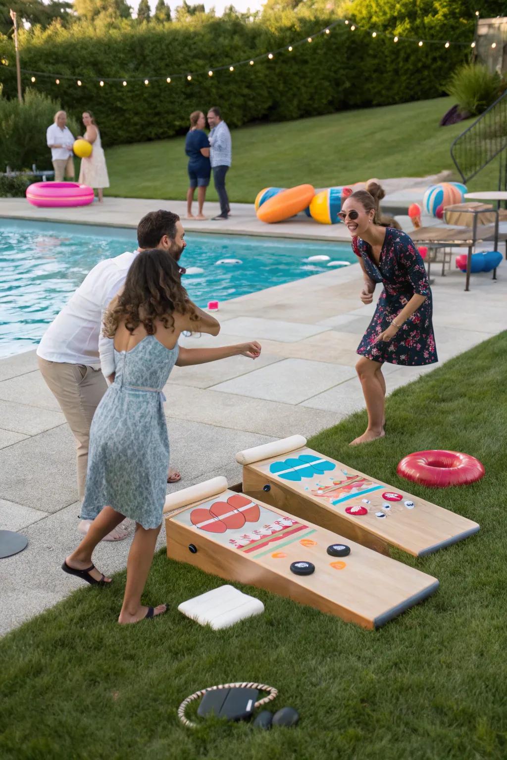 Giant games bring competitive fun to the party.