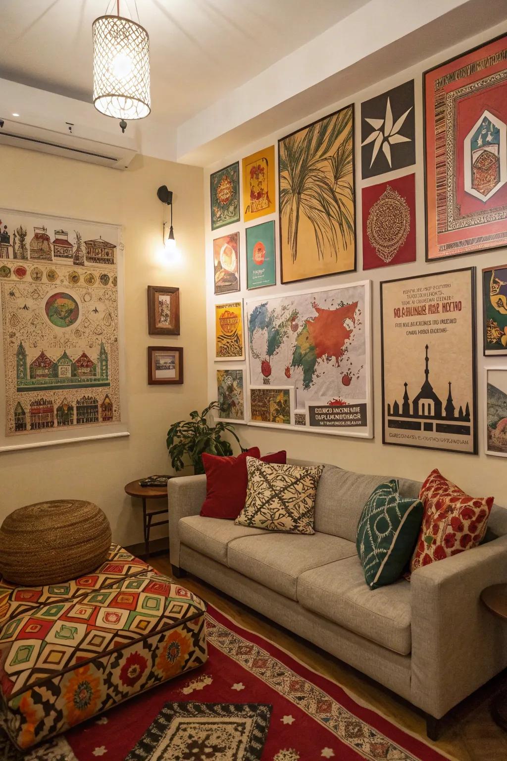 Cultural artwork that celebrates diversity and artistry.