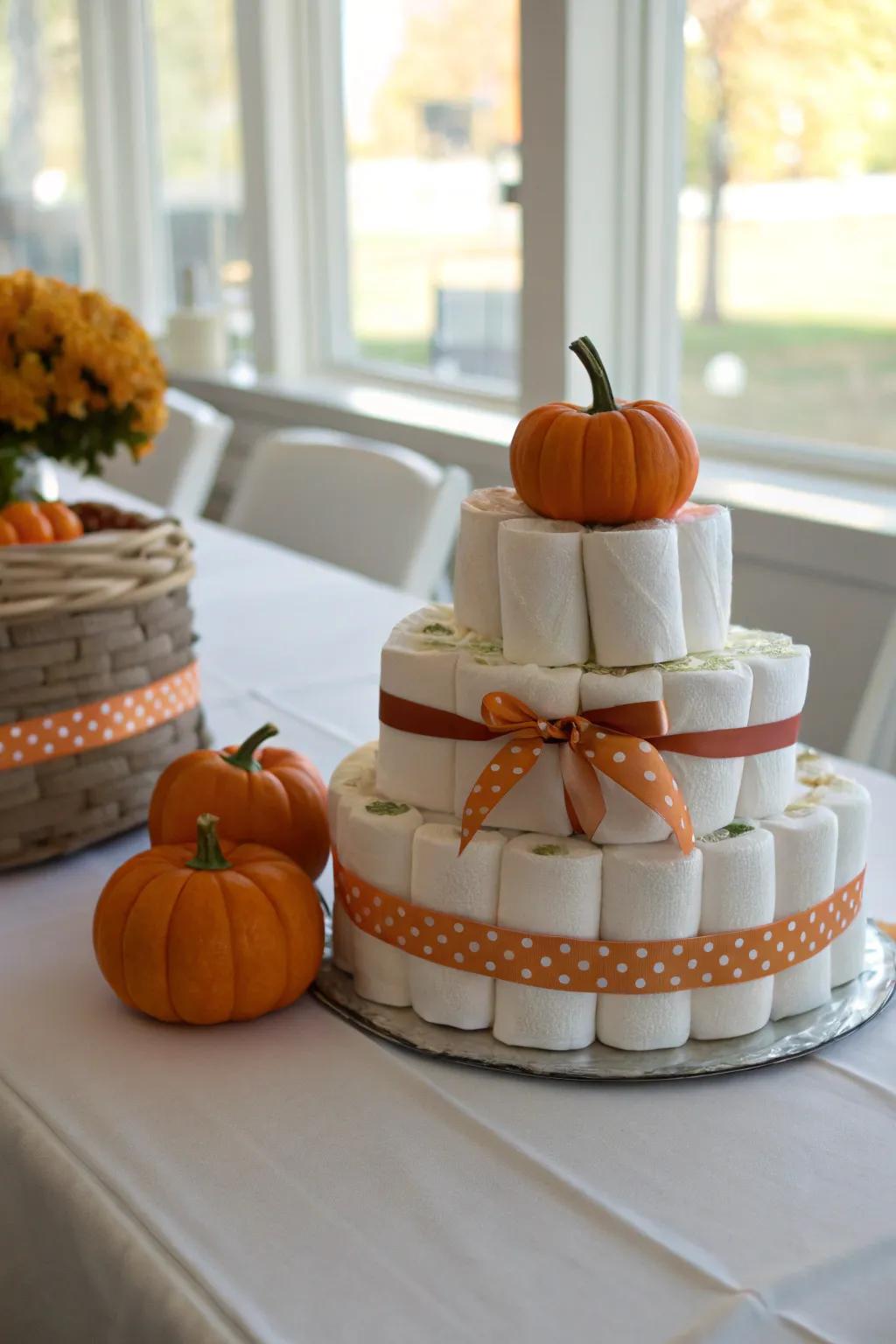 Delightful and understated nappy cakes demonstrate that simplicity can excel.