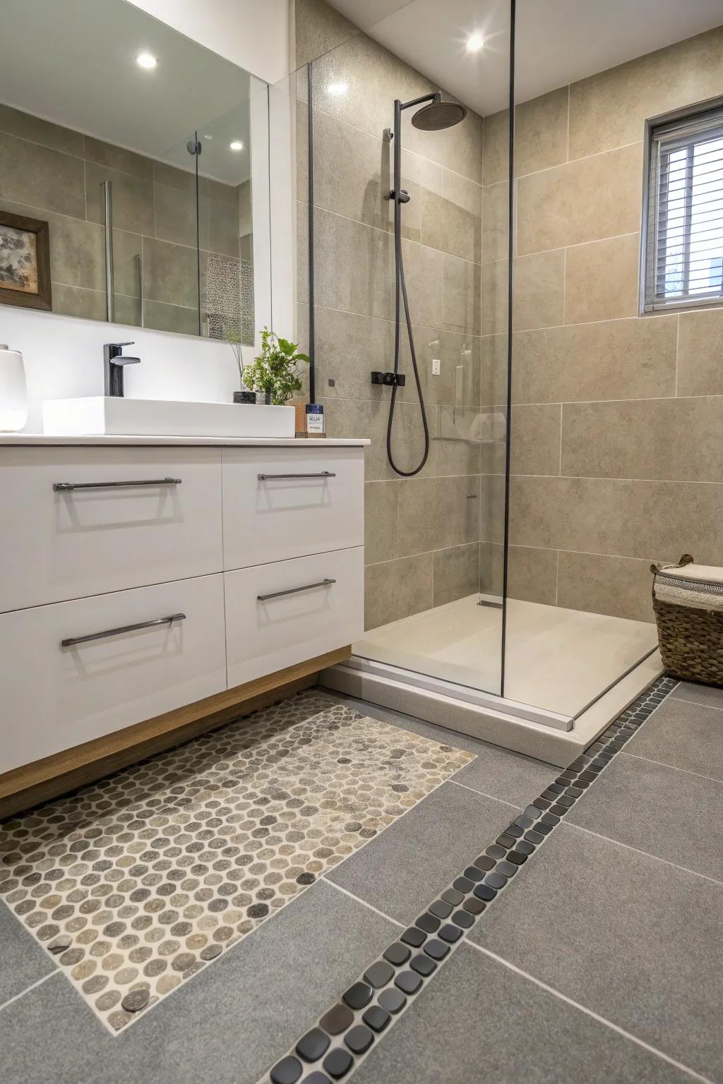 Smooth fusion of the shower boundary ensures a unified and flow-enhanced design.