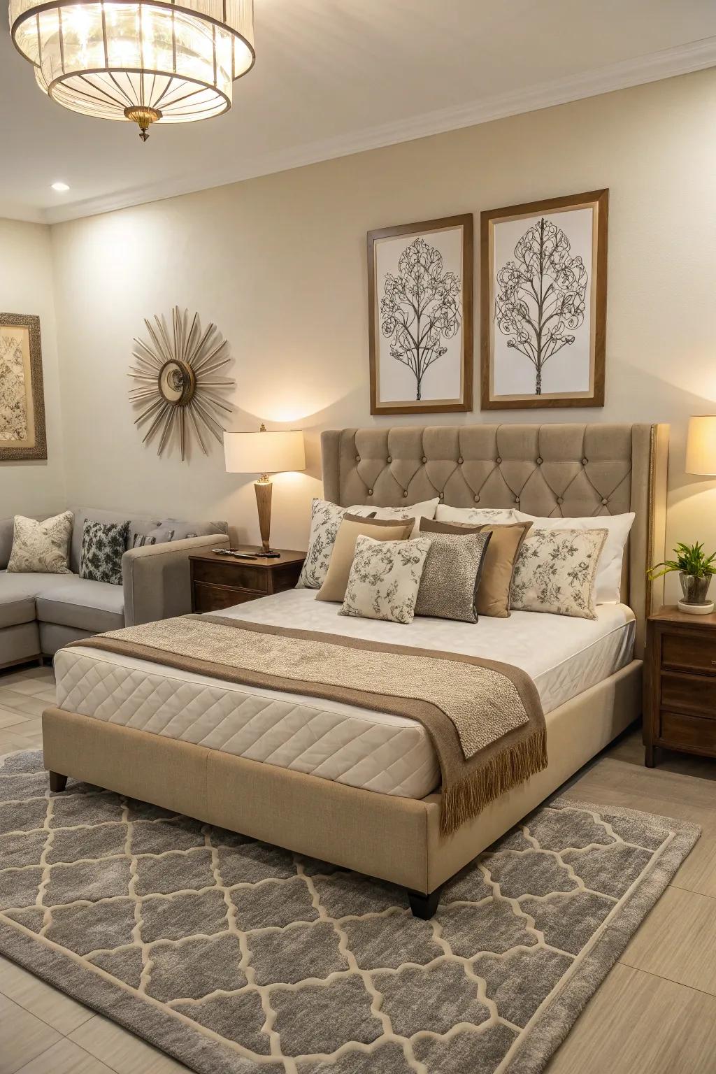 Balance fosters a sense of order and serenity in your space.