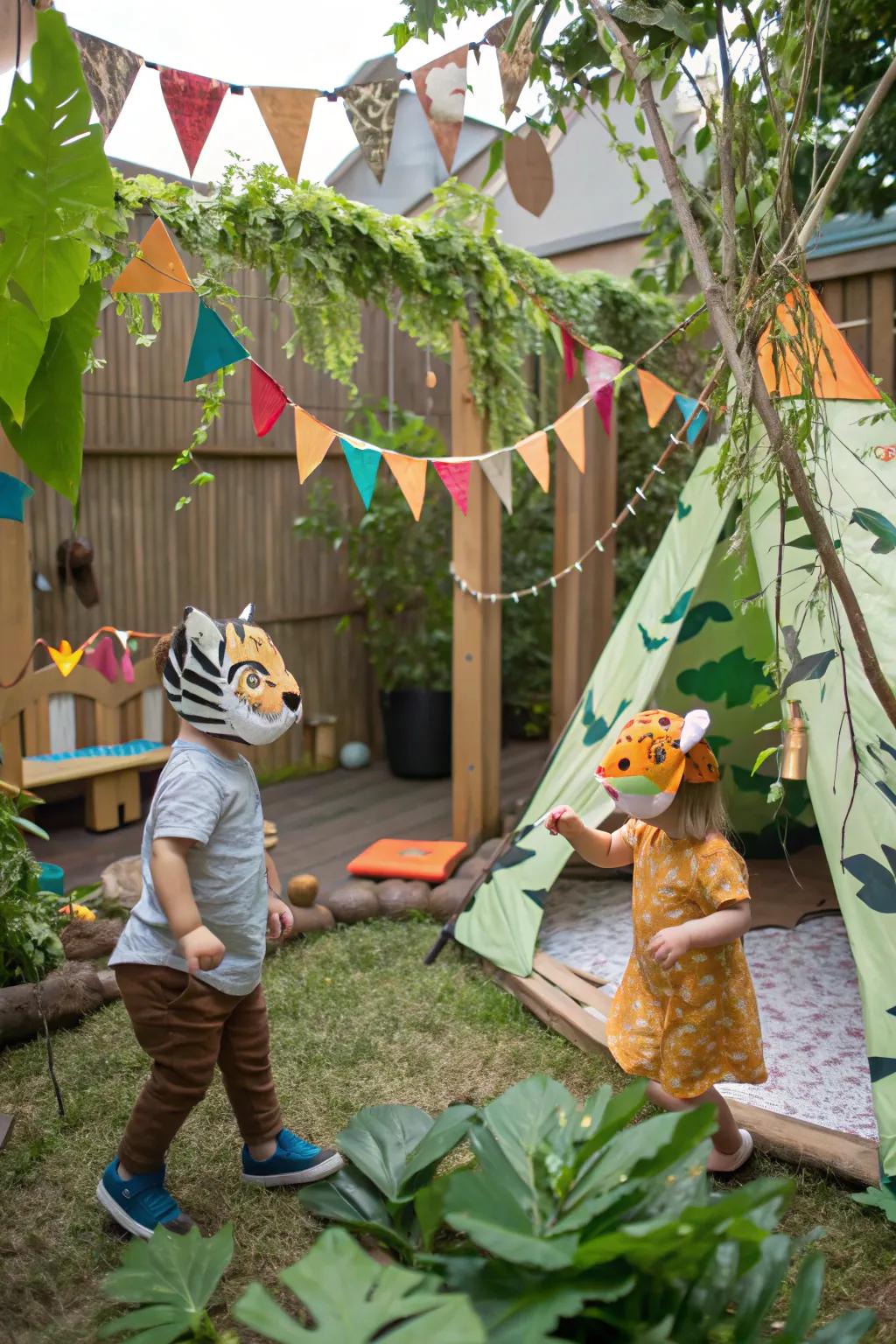 A jungle safari adventure that immerses toddlers in a world of wildlife.