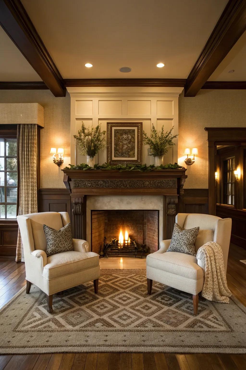 Symmetrical layouts offer harmony and balance.
