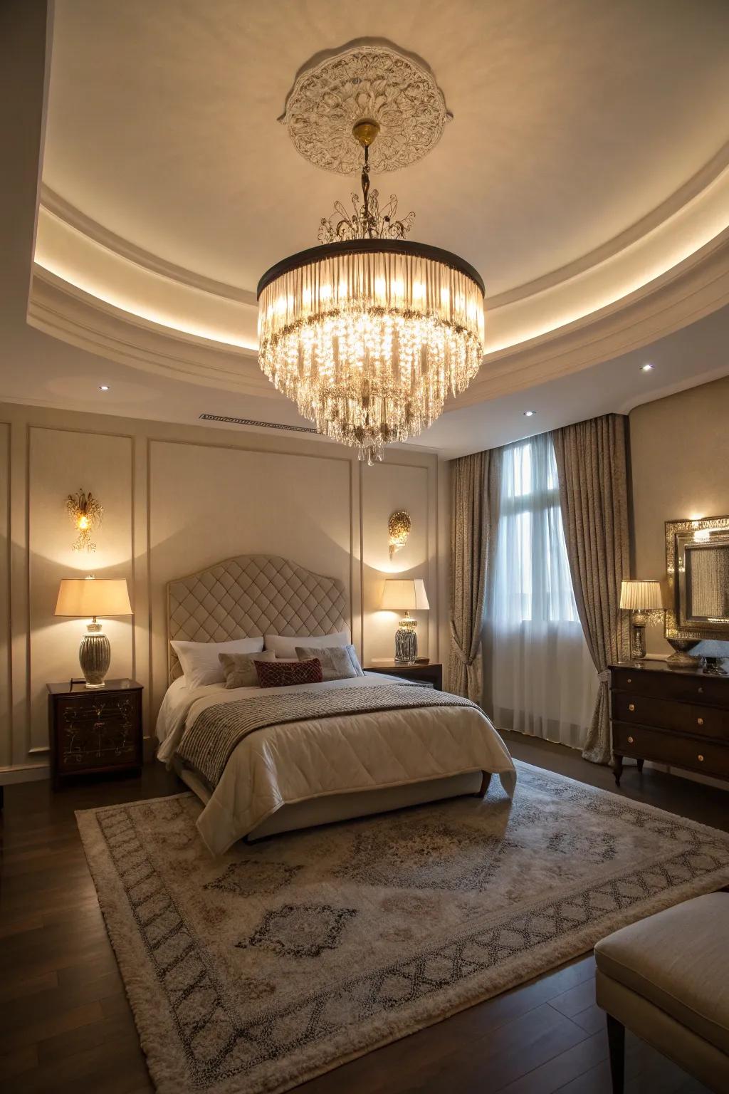 Strata-layed illumination fashions an adaptable and welcoming ambiance.