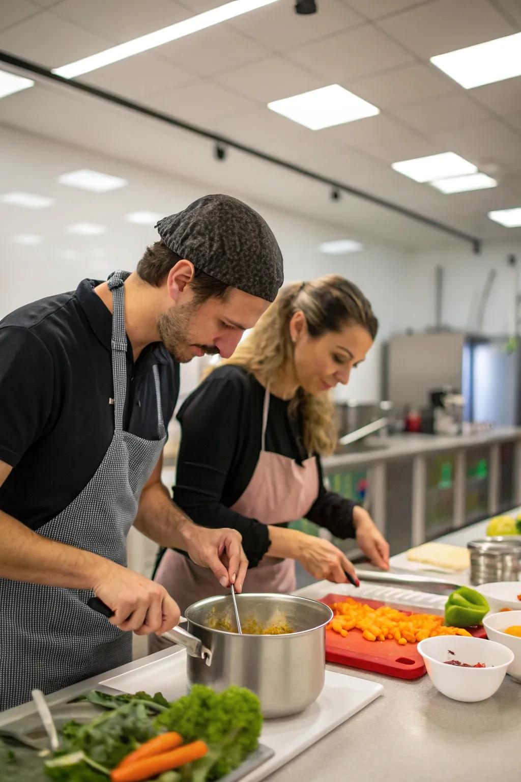 A culinary session that brings couples closer