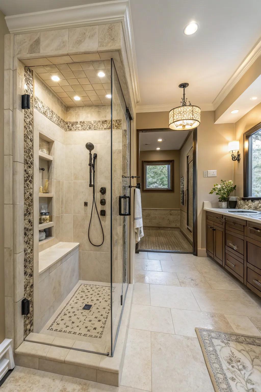 Gentle showers with a water conditioner.