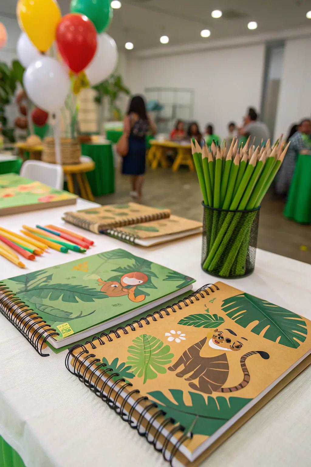 Wild expedition logs encourage creativity and reflection.