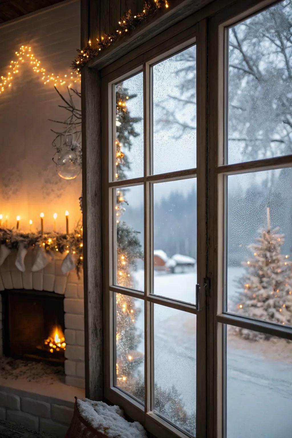 Frosted panes for a bewitching winter consequence.