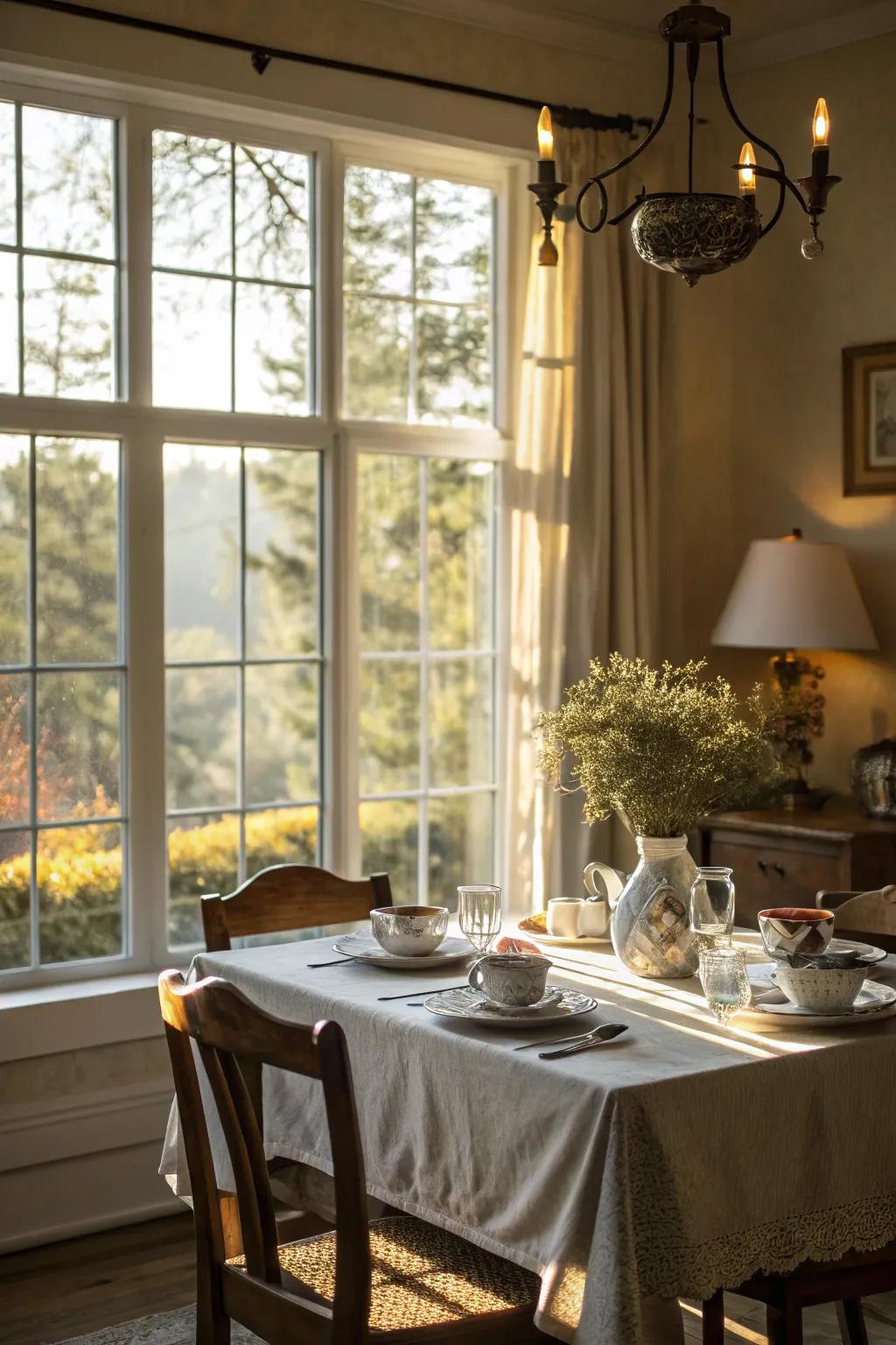 Natural light increases spaciousness and brightness.