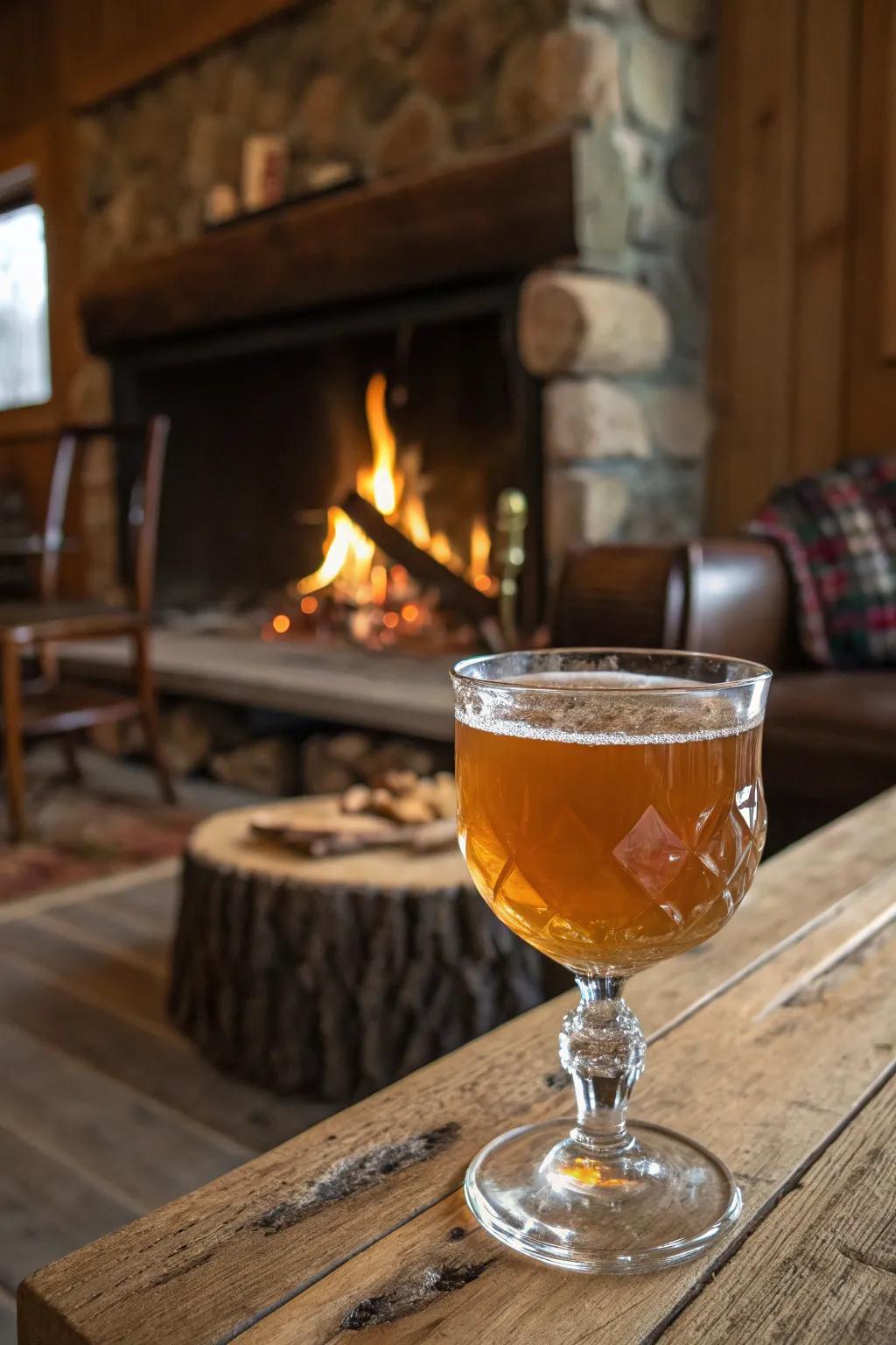 Bourbon contributes a smoky profundity to apple cider punch.
