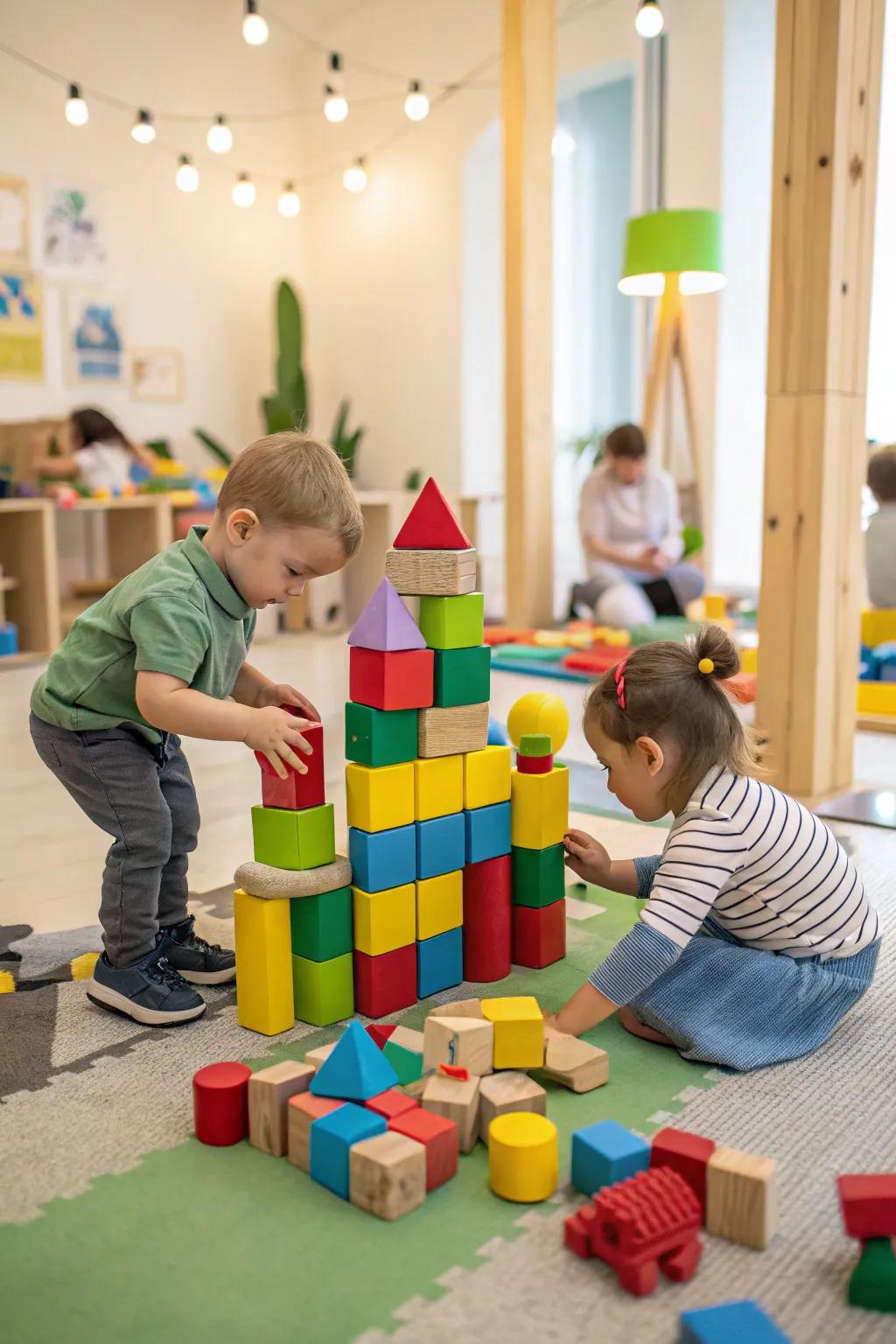 A new take on tradition with unique block designs.